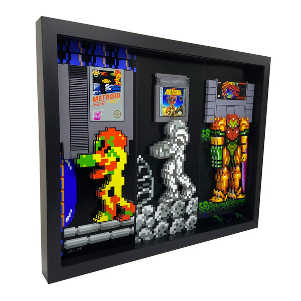 Metroid Trilogy 3D Art