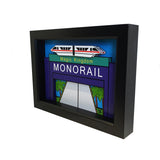 Monorail Sign 3D Art