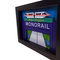 Monorail Sign 3D Art