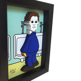 Michael Myers Bathroom 3D Art