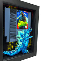 NES Godzilla 3D Art