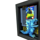 NES Godzilla 3D Art