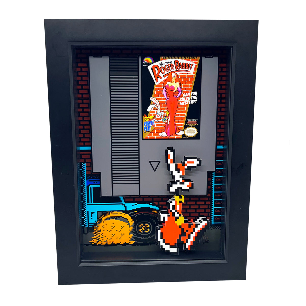 NES Roger Rabbit 3D Art - Who Framed 8-Bit | Framed – PopsicArt