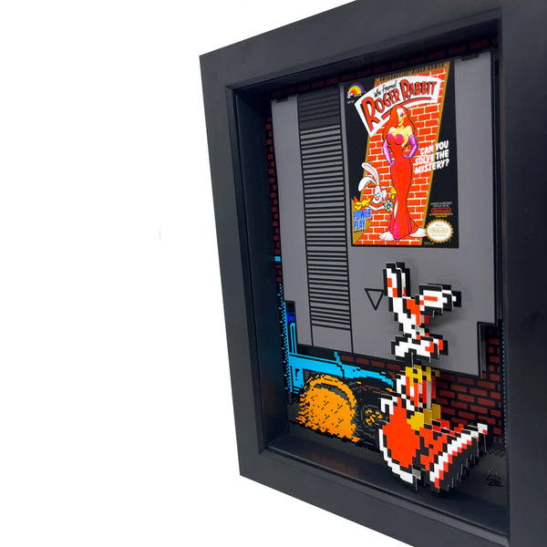 NES Roger Rabbit 3D Art - Who Framed 8-Bit | Framed – PopsicArt