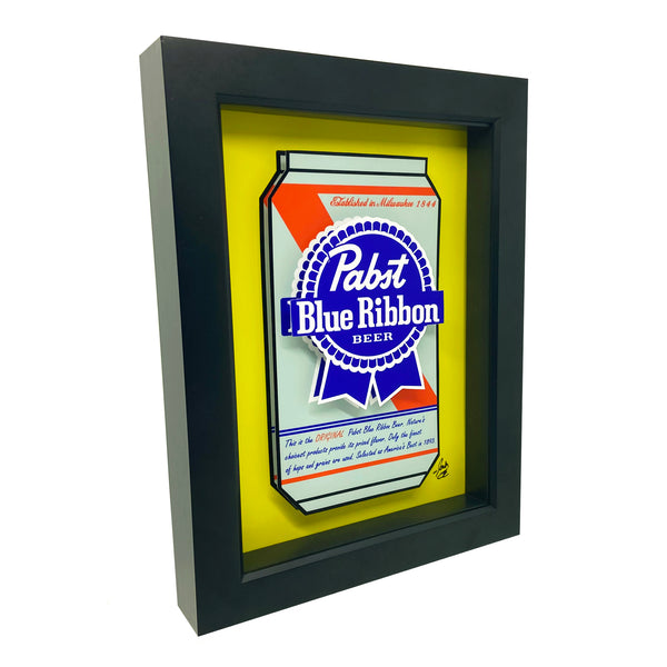 Pabst Blue Ribbon 3D Art