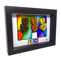 Peace Sign 3D Art
