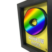Rainbow Bagel 3D Art