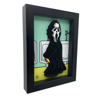 Scream Bathroom 3D Art