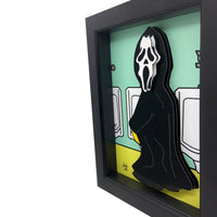 Scream Bathroom 3D Art