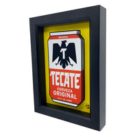 Tecate Beer Can 3D Art