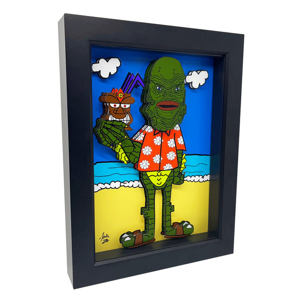Tiki Time Creature From The Black Lagoon 3D Art