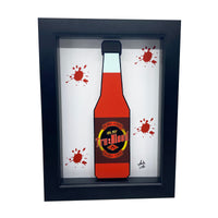 Tru Blood Bottle 3D Art