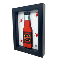 Tru Blood Bottle 3D Art
