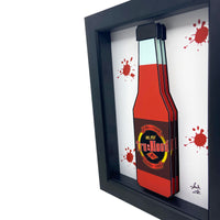 Tru Blood Bottle 3D Art