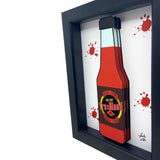 Tru Blood Bottle 3D Art