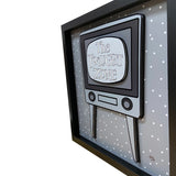 Twilight Zone TV 12x12" 3D Art