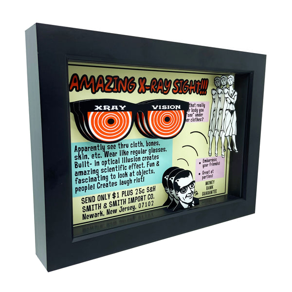 Xray Specs Comic Book Ad 3D Art